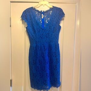 Babaton blue/periwinkle mini dress - size 8